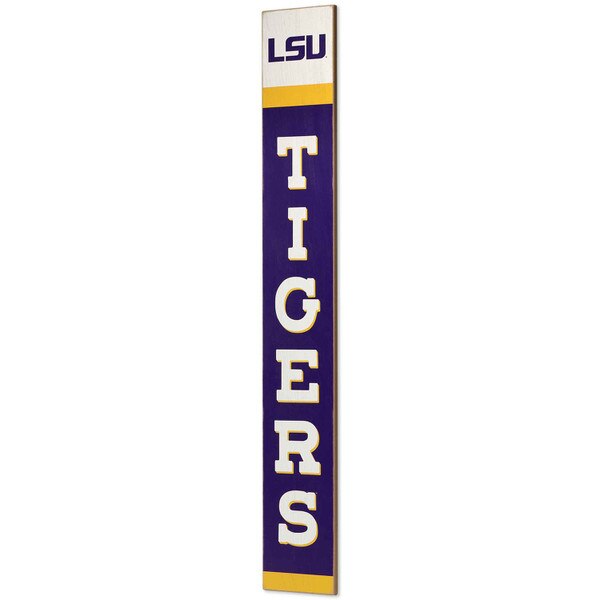 Louisiana State University Vertical Wood Wall Decor Open Road Brands